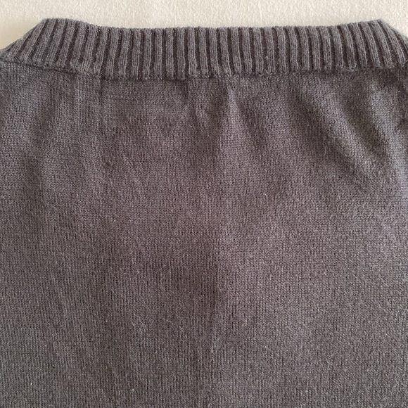 Loy and Ford Cashmere Silk button front sleeveless sweater vest beaded sequin 10 - Picture 7 of 12